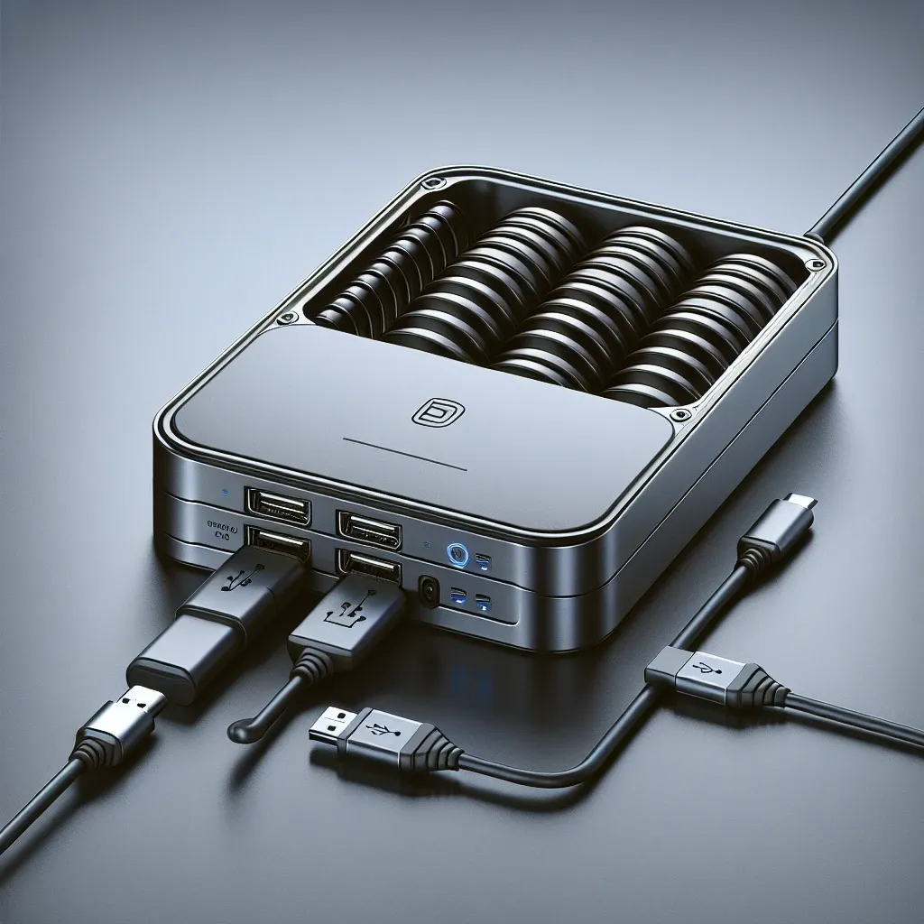 "Imagem de soluções de armazenamento RAID externo via USB-C disponíveis no mercado brasileiro, destacando diferentes modelos e marcas com design moderno e tecnologia avançada."